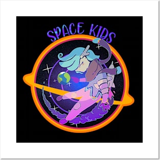 Space Kids Posters and Art